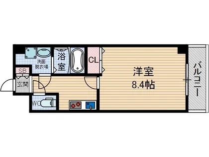 オーク南茨木【1階】の間取り