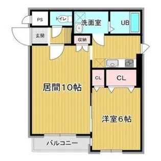 リベア的場【202号室】の間取り