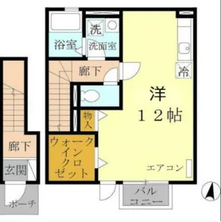 プロスパー【2階】の間取り