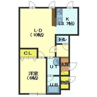 リバーサイド【2階】の間取り