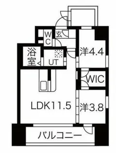 Gioia Altiri【7階】の間取り
