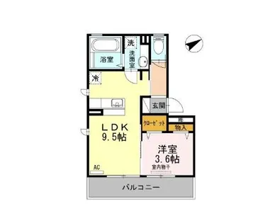 レスポアール【2階】の間取り