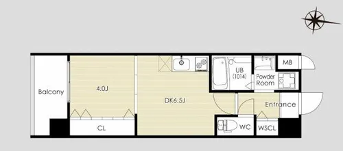 Renoas HAKATA【8階】の間取り