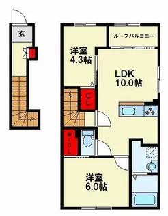 K-BLD No.20【2階】の間取り