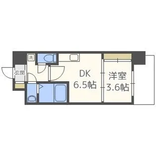 セレニテ北久宝寺【9階】の間取り