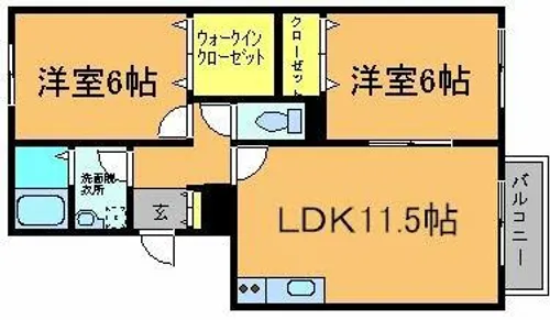 サンフラワー貴【2階】の間取り