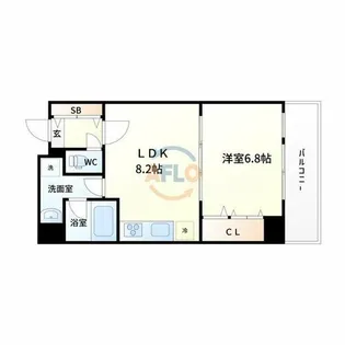 ミドエスト・ツダ【4階】の間取り