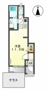 ゴールデンハイム水野【1階】の間取り