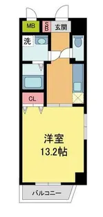 アッシュコート夙川公園【207号室】の間取り