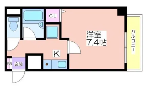 アネックス北島【3階】の間取り
