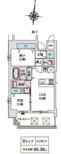 スプランディッド新大阪VIII【11階】の間取り