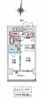 スプランディッド新大阪VIII【10階】の間取り
