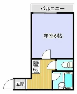 サンフラワー長居【3階】の間取り