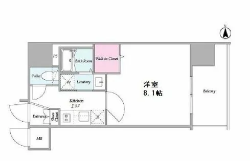 BPRレジデンス梅田西【3階】の間取り