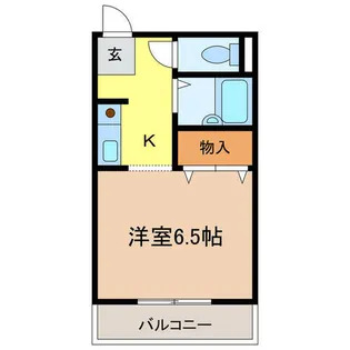 メロディーハイム【2階】の間取り