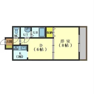 ロクゴーリーブル大森公園【402号室】の間取り