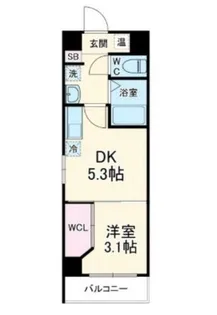 SERENiTE-04【6階】の間取り