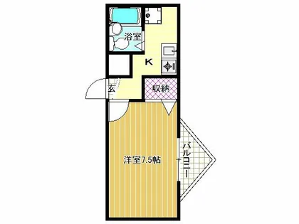 オレンジハウス2【2階】の間取り