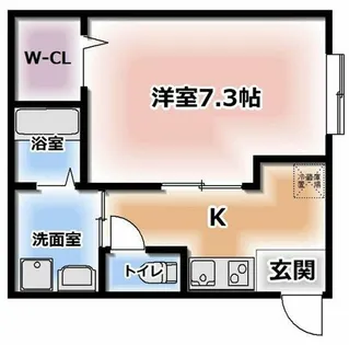 ソレイユⅢK.S【1階】の間取り