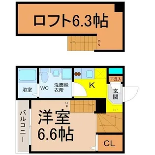 ゼウス【1階】の間取り