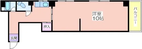 パークサイド長居【2階】の間取り