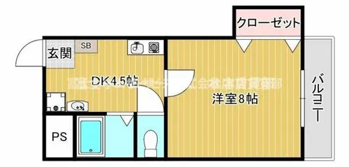 メゾンすばる【304号室】の間取り