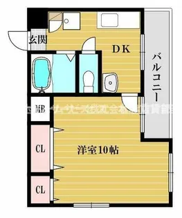 メゾンすばる【401号室】の間取り