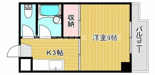 コーポロイヤル【301号室】の間取り