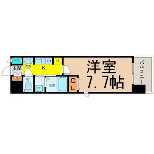 ブルームライフ黒川【3階】の間取り