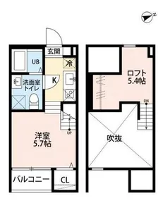 プレンフルIII【1階】の間取り