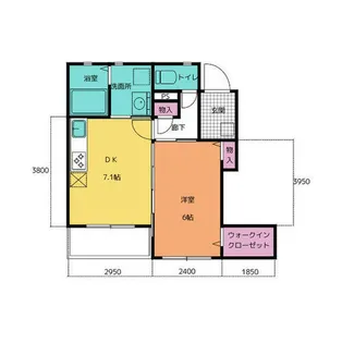 プリムローズ【102号室】の間取り