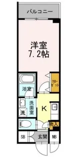 カスタリア堺筋本町【10階】の間取り