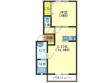 コメット【1階】の間取り