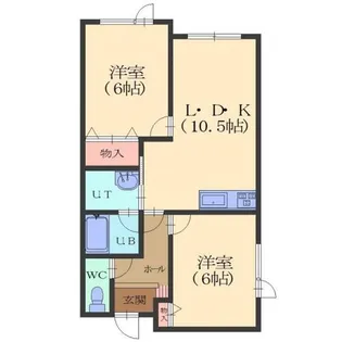 リモージュ【202号室】の間取り