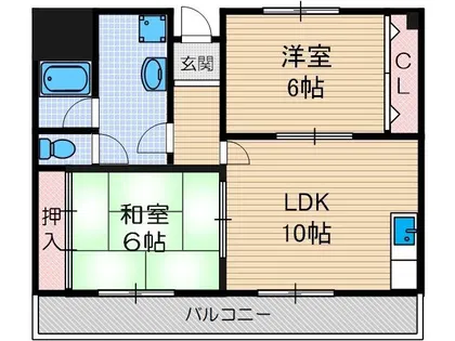 タウンコート26【3階】の間取り