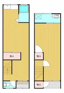 矢田松本文化【1階】の間取り