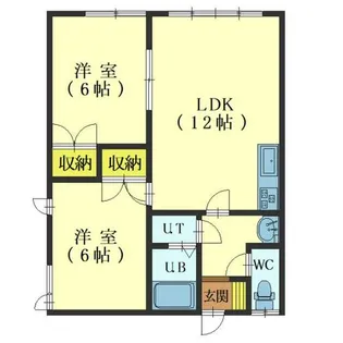 RKマンション山の手【201号室】の間取り