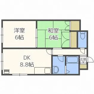 フォーシス本通17【105号室】の間取り
