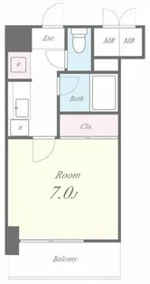 シティーヴェローナ【6階】の間取り