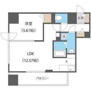 グレイスコートKOTONI【6階】の間取り