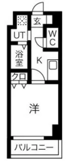 U-ro松屋町【5階】の間取り