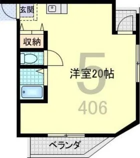 グランソシエ南巽【2階】の間取り