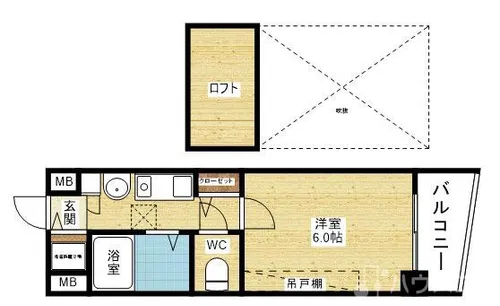 エステムコート新大阪Ⅲステーションプラザ【10階】の間取り