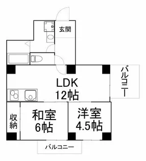 ベルンガーデン東平【5階】の間取り