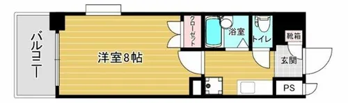 リファレンスイーストパーク【2階】の間取り