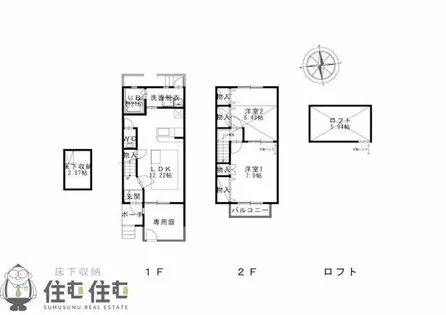 シンフォニー【B号室】の間取り