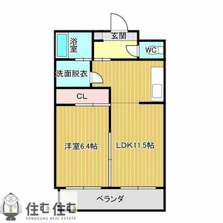アンジェロ【3階】の間取り