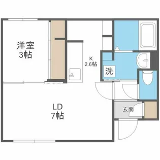 La vie(ラヴィ)【3階】の間取り