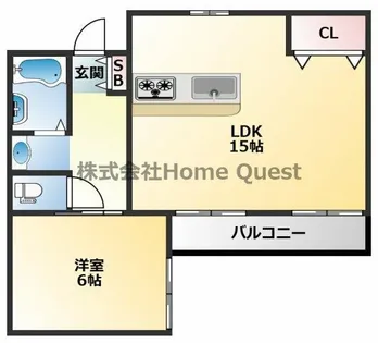 森口マンション【2階】の間取り