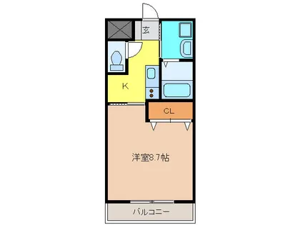 ハーベスト30【2階】の間取り